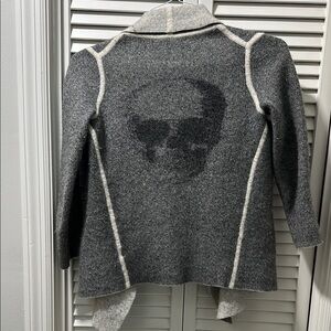 Women’s Skull Cashmere Cardigan with Skull, XS